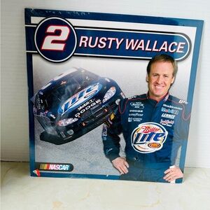 Vintage Rusty Wallace NEW SEALED 2004 calendar. NASCAR ,Collectible , race fans